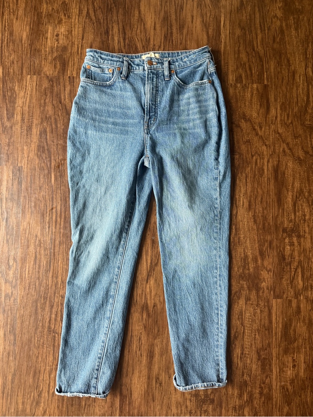 Madewell the curvy perfect vintage Jean size 30 medium wash
